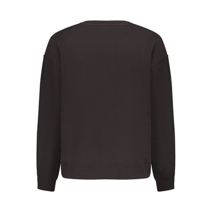 Pepe Jeans Black Cotton Sweatshirt