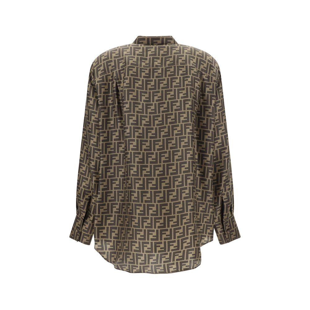 Fendi Twill Shirt FE-FS8107A8G3F118W-IT38 | S