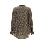 Fendi Twill Shirt FE-FS8107A8G3F118W-IT38 | S