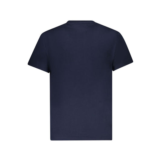 Tommy Hilfiger Blue Cotton Men T-Shirt TO-39461-S