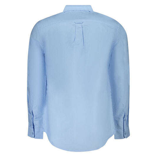 Tommy Hilfiger Blue Cotton Men Shirt TO-39478-S