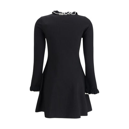 Valentino Black Viscose Casual Dress