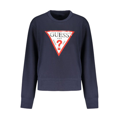 Guess Jeans Blue Cotton Sweatshirt