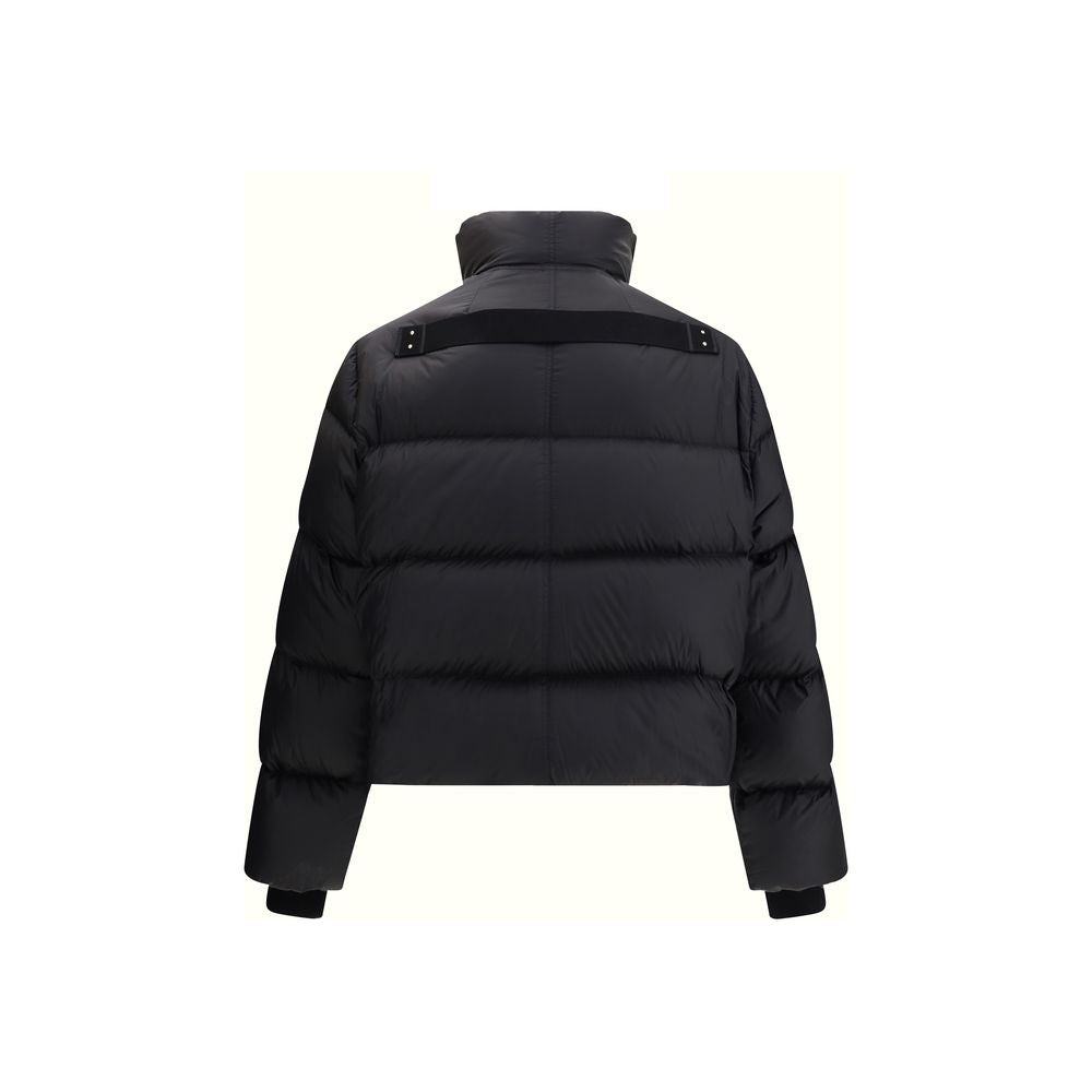 Rick Owens Black Polyamide Jackets And Coat