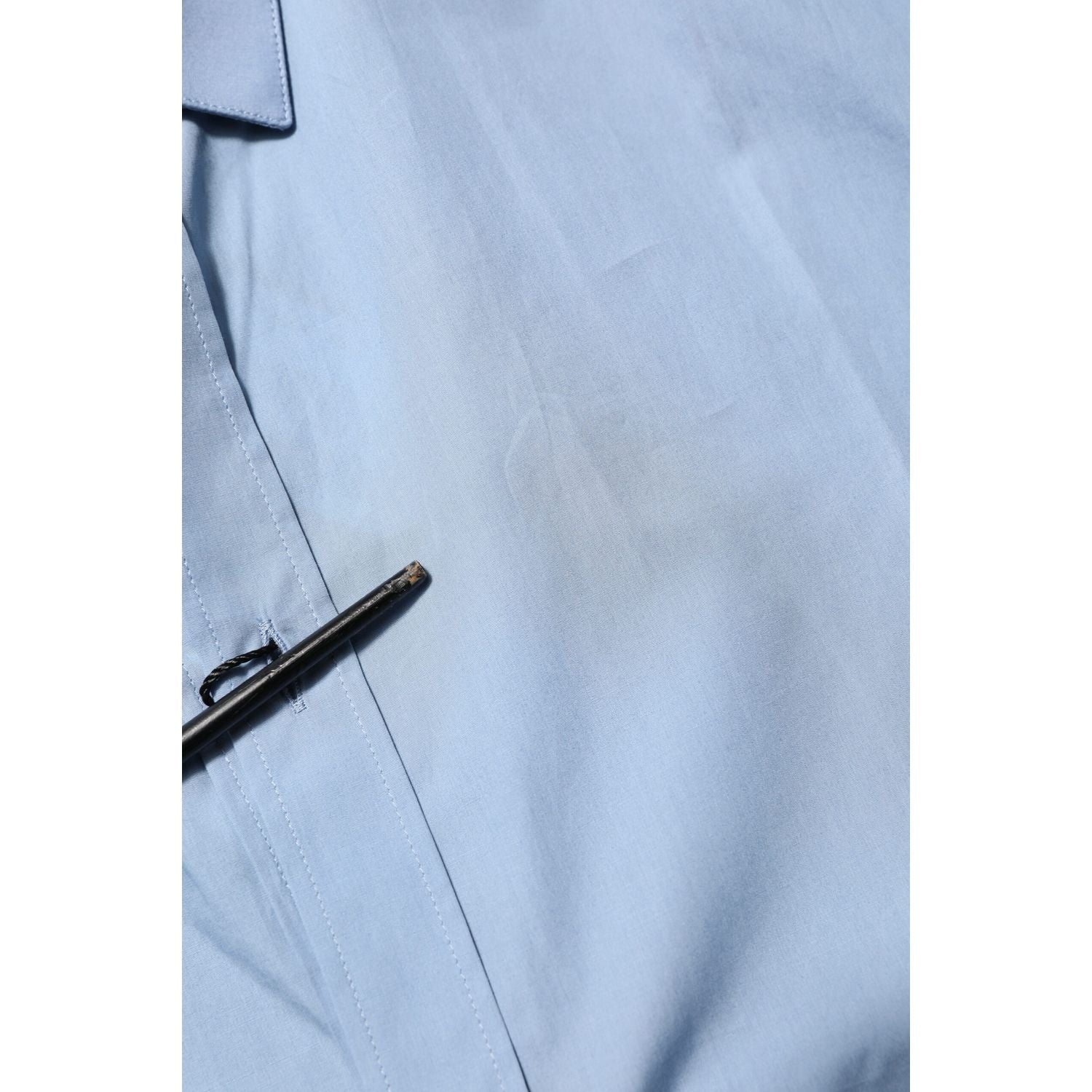 Dolce & Gabbana Blue Cotton Collared GOLD Formal Dress Shirt