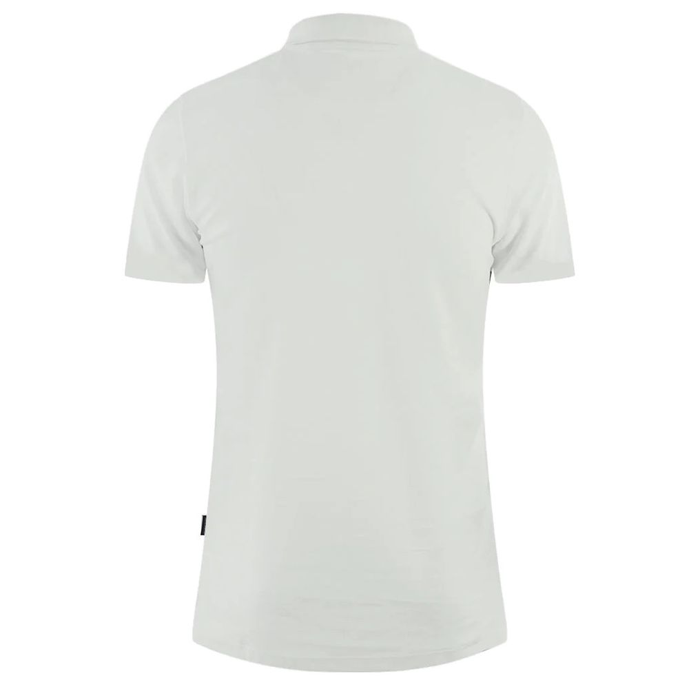 Aquascutum White Cotton Men Polo Shirt