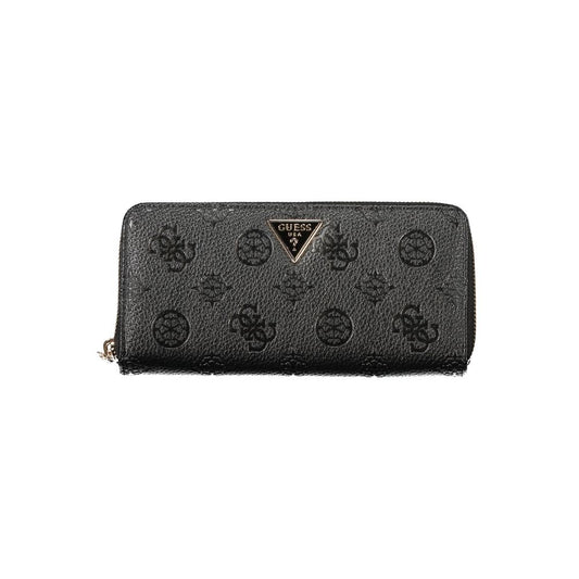 Guess Jeans Black Polyethylene Women Wallet