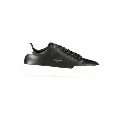 Calvin Klein Black Leather Men's Sneaker