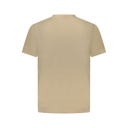 Napapijri Brown Cotton Men T-Shirt