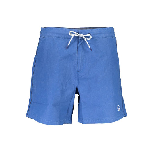 North Sails Blu Polyester Men's Swim Trunk