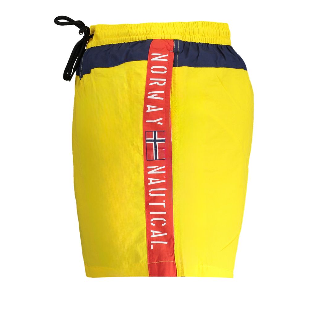 Norway 1963 Giallo Polyester Men Swim Boxer