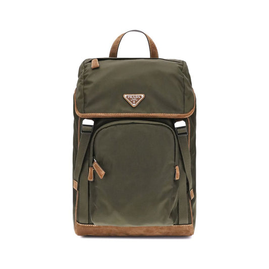 Prada Green Recycled Polyamide Backpack
