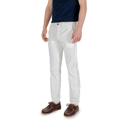 Borghese White Cotton Skinny Pants 1728,71956299936,Borghese,Clothing,IT44 | XS,IT46 | S,IT50 | L,IT52 | XL,IT54 | XXL,Men,New with tags,Pants - Clothing,Skinny Pants - Pants - Clothing,White