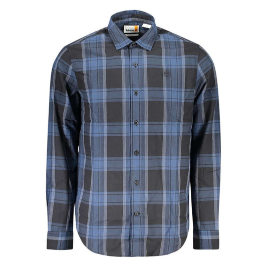 Timberland Blue Cotton Men's Shirt