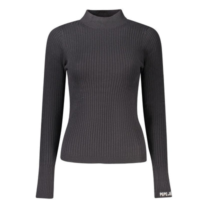 Pepe Jeans Black Cotton Sweater