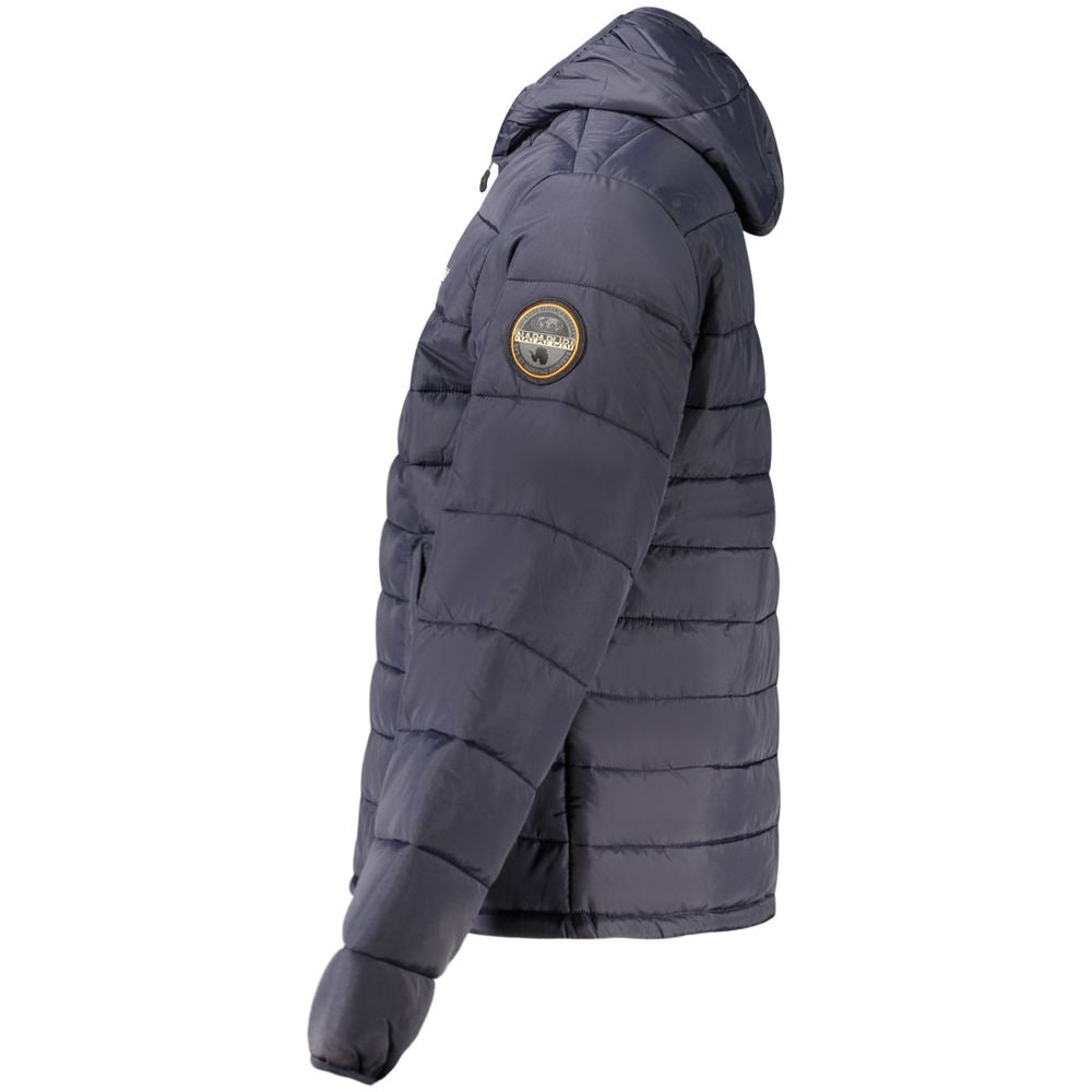 Napapijri Blue Polyamide Men's Jacket 1728,67403481248,Blue,Clothing,Jackets & Coats - Clothing,Men,Napapijri,New with tags,S,Shell Jackets - Jackets & Coats - Clothing