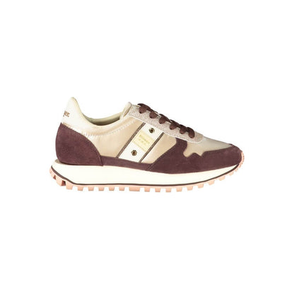 Blauer Beige Leather Women Sneaker 1728,67403481248,Athletic - Sneakers - Shoes,Beige,Blauer,EU39/US9,EU40/US10,New with tags,Shoes,Sneakers - Shoes,Women