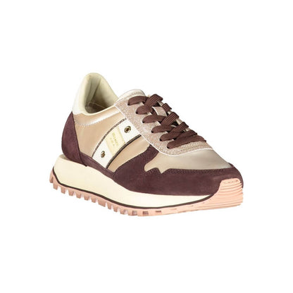 Blauer Beige Leather Women Sneaker 1728,67403481248,Athletic - Sneakers - Shoes,Beige,Blauer,EU39/US9,EU40/US10,New with tags,Shoes,Sneakers - Shoes,Women