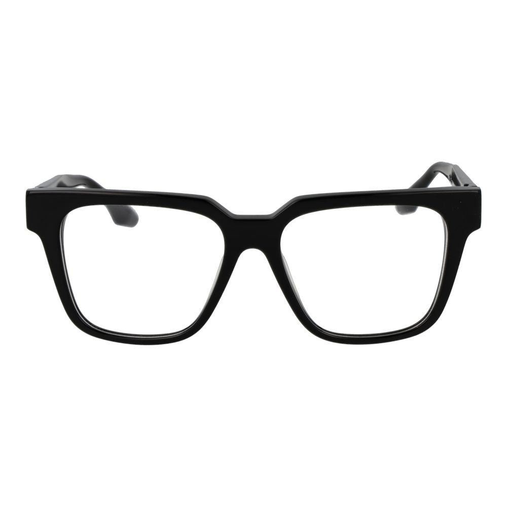 Trussardi Black Acetate Glasses (Frames) for women, full-rim square style with demo lenses, includes branded case, size 53-16-145.