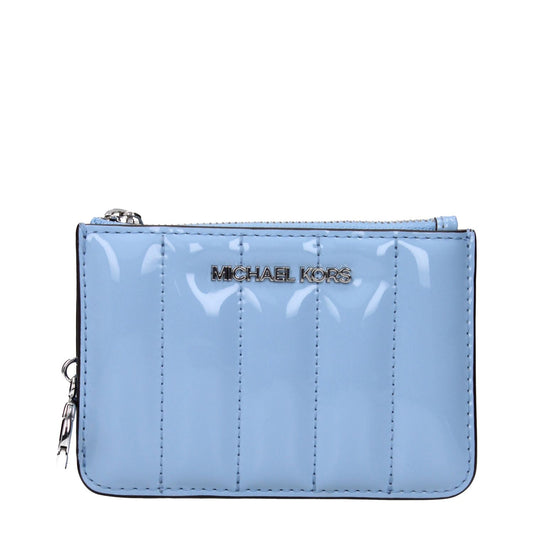 Michael Kors Light Blue Leather Wallet