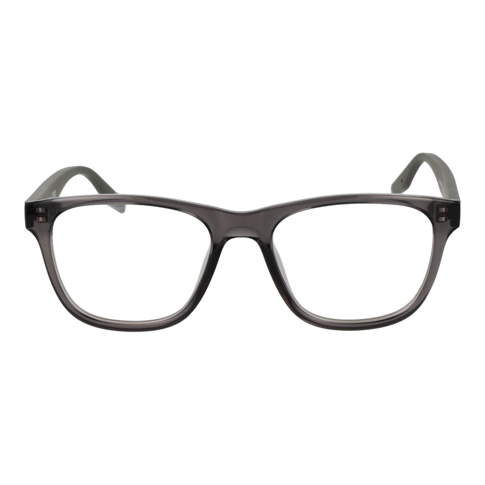 Converse Gray Acetate Glasses (Frames), men's full-rim square style with gray acetate frame, demo plastic lenses, size 53-18-145.