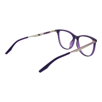 Converse Purple Metal Glasses (Frames), women's full-rim cat eye style, purple metal frame, 53-15-140 size with demo lenses.