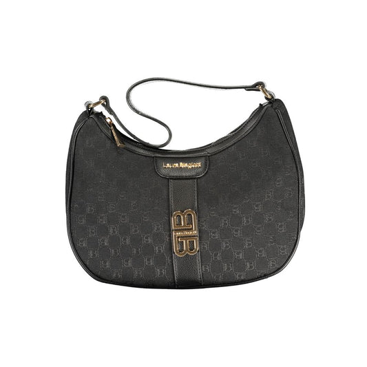 Laura Biagiotti Black Polyester Women Handbag 1728,67403481248,Bags,Black,Handbags - Bags,Laura Biagiotti,New with tags,Women