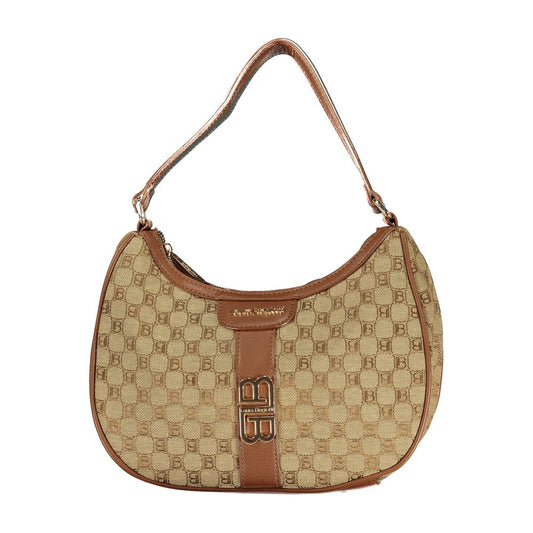 Laura Biagiotti Beige Polyester Women Handbag 1728,67403481248,Bags,Beige,Handbags - Bags,Laura Biagiotti,New with tags,Women