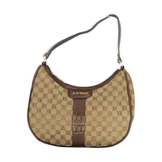 Laura Biagiotti Beige Polyester Women Handbag 1728,67403481248,Bags,Beige,Handbags - Bags,Laura Biagiotti,New with tags,Women