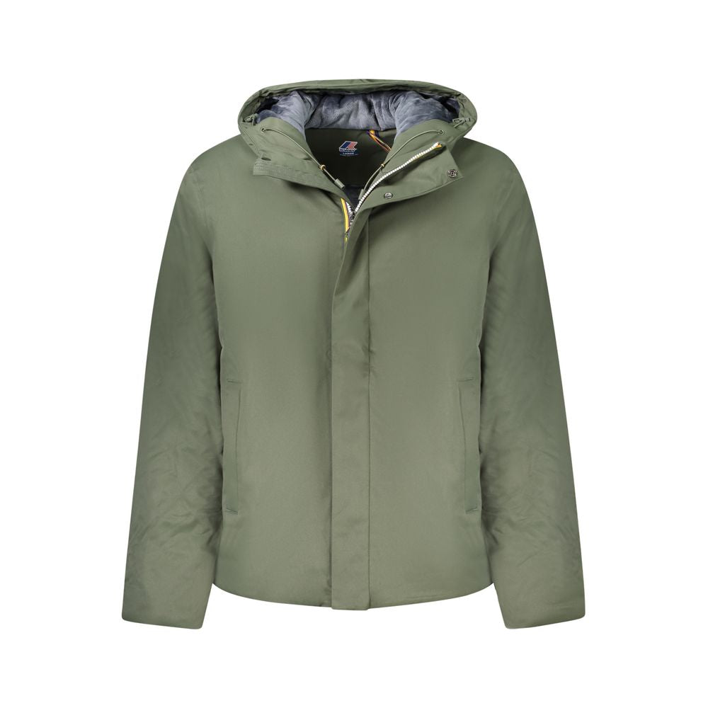 K-WAY Green Polyester Jackets & Coat