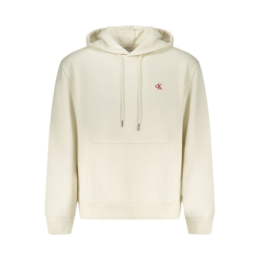 Calvin Klein White Cotton Men's Hoodie 1728,67403481248,Calvin Klein,Clothing,L,M,Men,New with tags,Sweaters - Clothing,Sweatshirts - Sweaters - Clothing,White,XL,XXL