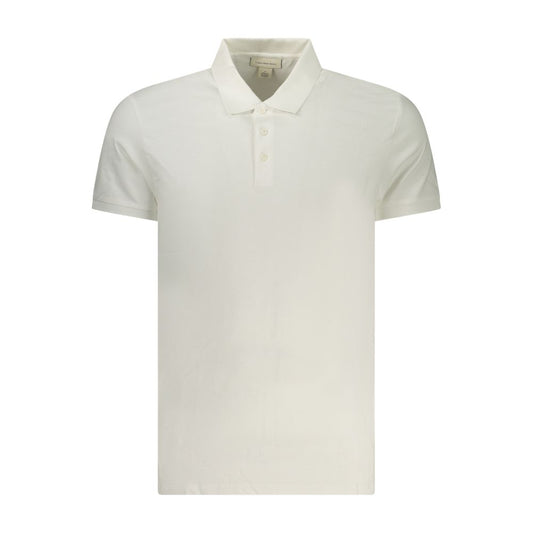 Calvin Klein Bianco Cotton Men Polo 1728,67403481248,Calvin Klein,Clothing,L,M,Men,New with tags,Polo Shirts - T-Shirts - Clothing,S,T-Shirts - Clothing,White,XL