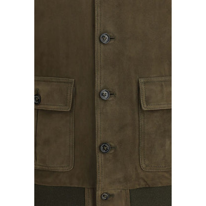 Valstar Brown Calf Leather Bos Taurus Bomber