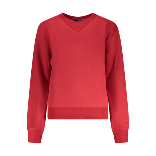 North Sails Red Cotton Women Sweatshirt 1728,67403481248,Clothing,L,M,New with tags,North Sails,Red,S,Sweaters - Clothing,Sweatshirts - Sweaters - Clothing,Women,XL,XS