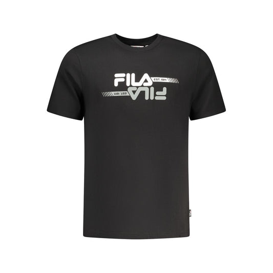 Fila Black Cotton Men T-Shirt 1728,67403481248,Black,Clothing,Fila,L,M,Men,New with tags,S,T-Shirts - Clothing,T-Shirts - T-Shirts - Clothing,XL,XXL