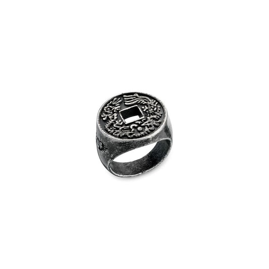 AN JEWELS JEWELRY Mod. AA.R03A-11, silver ring with emblematic design
