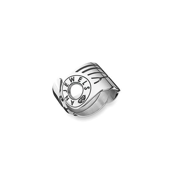 AN JEWELS JEWELRY Mod. AL.RFY01S-7 - elegant and modern silver ring with unique design