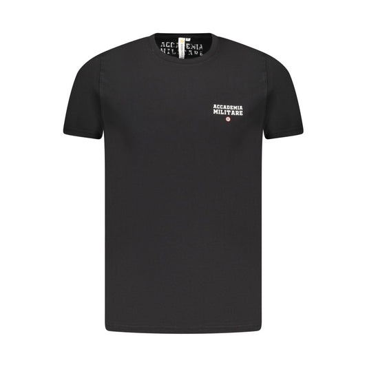 Accademia Militare Black Cotton Men's T-Shirt