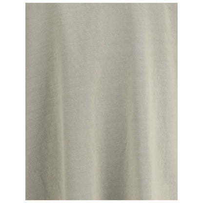 Close-up of Agolde Beige Cotton Sportswear fabric texture highlighting its soft jersey material.
