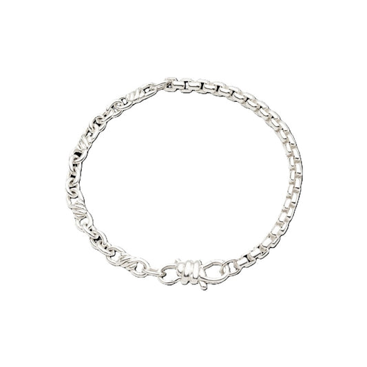 BRACCIALI DODO MOD. DBC2000KNOT0000AGL silver bracelet with intricate knot design