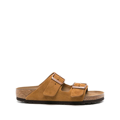 Birkenstock Arizona suede slides