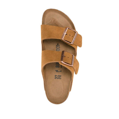 Birkenstock Arizona suede slides