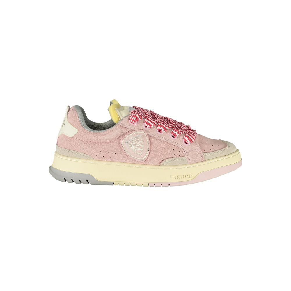 Blauer Rosa Polyurethane Women Sneaker 1728,67403481248,Athletic - Sneakers - Shoes,Blauer,EU39/US9,EU40/US10,EU41/US11,EU42/US12,New with tags,Pink,Shoes,Sneakers - Shoes,Women