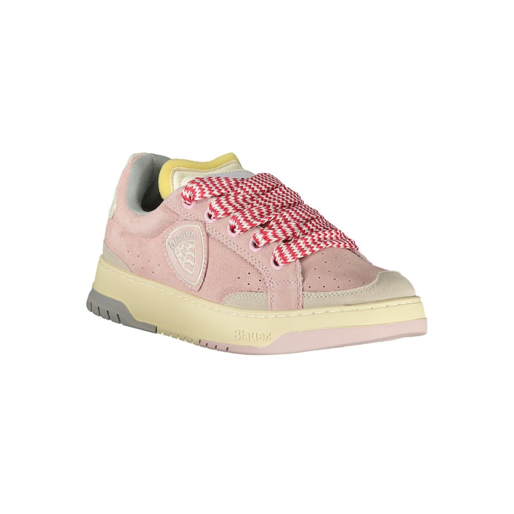 Blauer Rosa Polyurethane Women Sneaker 1728,67403481248,Athletic - Sneakers - Shoes,Blauer,EU39/US9,EU40/US10,EU41/US11,EU42/US12,New with tags,Pink,Shoes,Sneakers - Shoes,Women