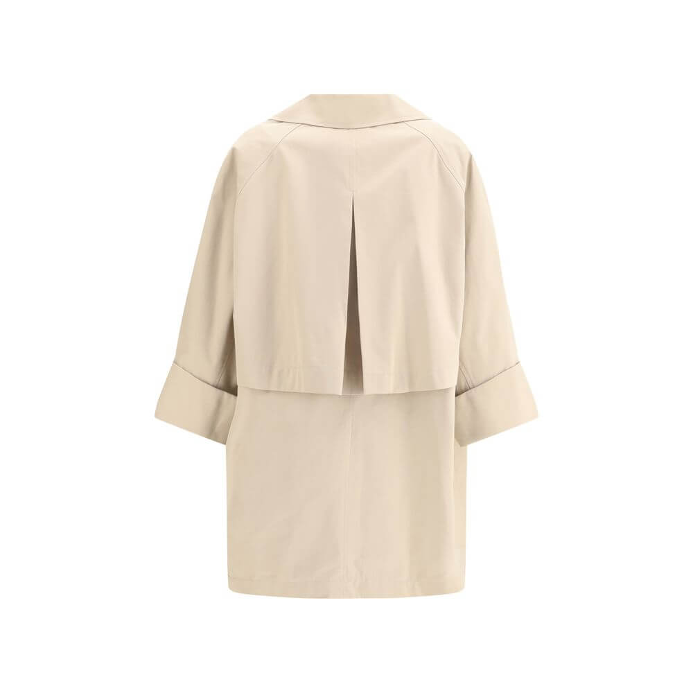 Brunello Cucinelli Beige Cotton Coat