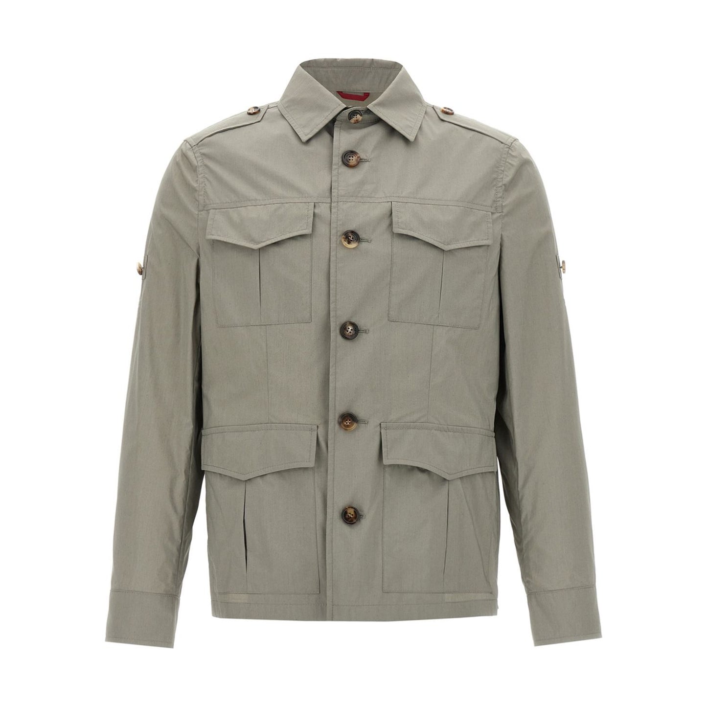 Brunello Cucinelli Bicolor Cotton Shell Jacket