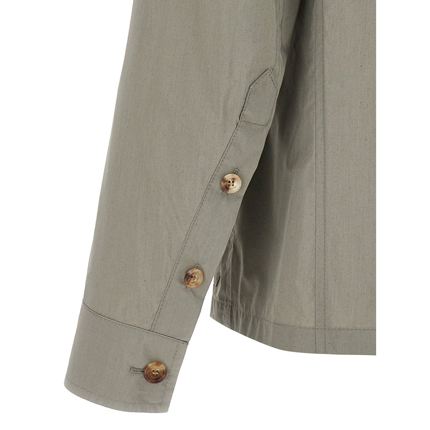 Brunello Cucinelli Bicolor Cotton Shell Jacket