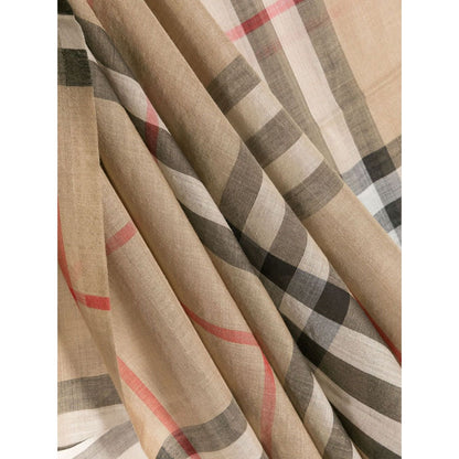 Burberry Check wool and silk scarf