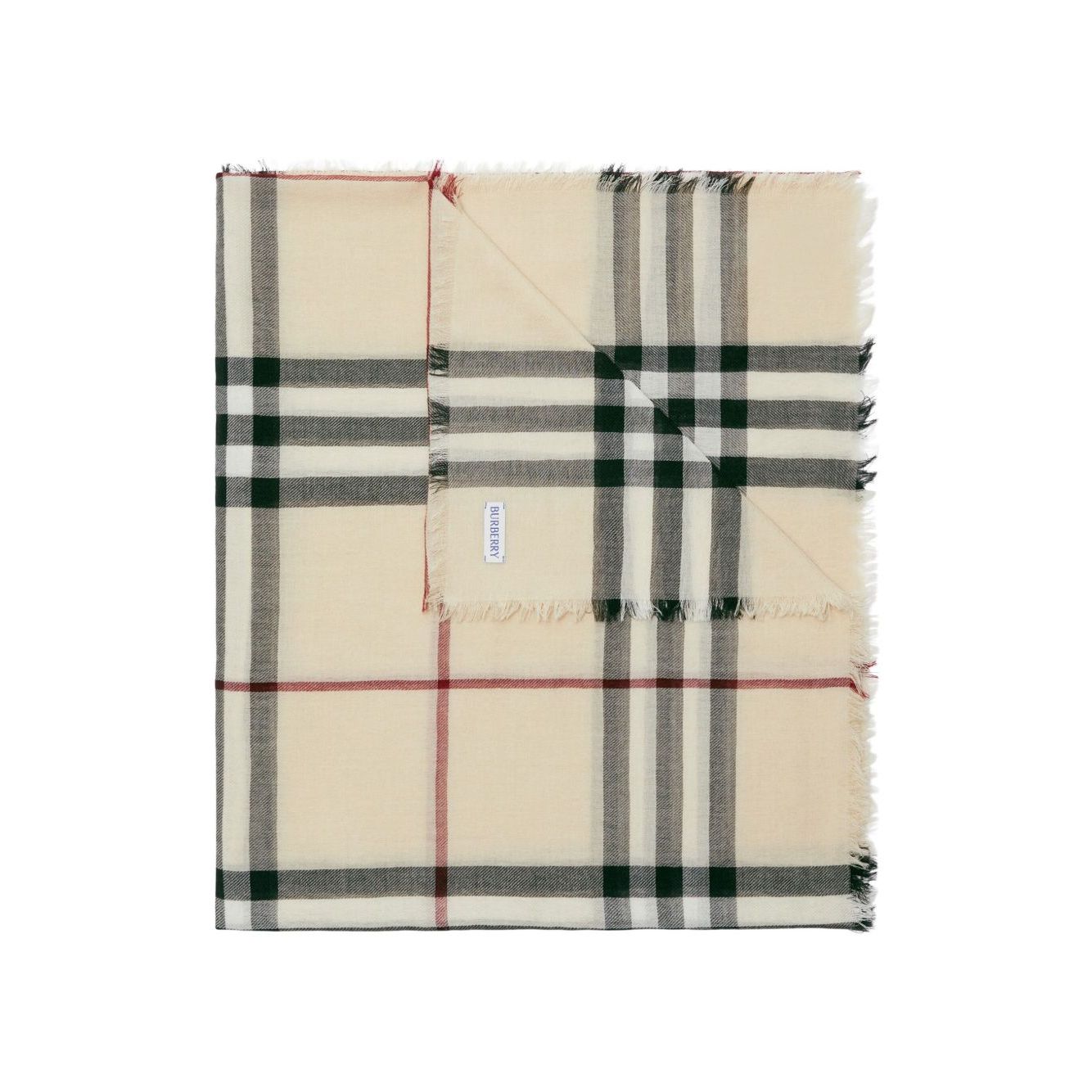 Burberry Check wool scarf