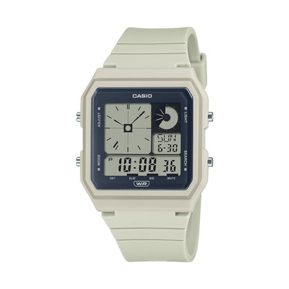 CASIO COLLECTION Mod. POP - GREY multifunction wristwatch with resin case and strap, quartz movement, and official packaging